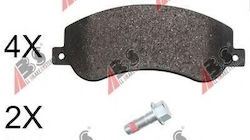 Спирачни накладки за VW Amarok 10 Отпред 2h0698151 Спирачни накладки за VW Amarok 10 Отпред 2h0698151