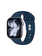Tech-Protect Λουράκι Σιλικόνης Navy Μπλε (Apple Watch 44/45/46mm/Ultra 49mm)