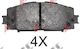 Bremsbeläge Toyota Prius 09 044650w140
