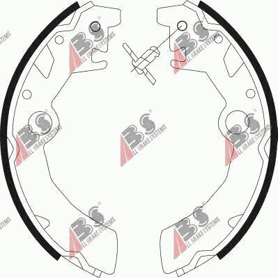 Brake Shoes Suzuki Wagon R+ 98-00 5320070822