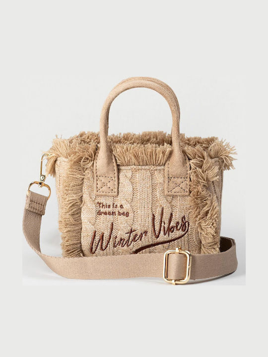 Gewebte Damenhandtasche aus Stoff / Crossbody Puro