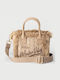Gewebte Damenhandtasche aus Stoff / Crossbody Puro