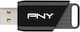 PNY Attaché X 128GB USB 3.2 Stick Μαύρο