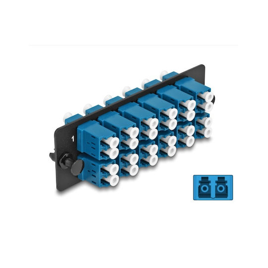 Fiber Panel 12x Lc Duplex Singlemode Upc 66930