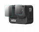 Sunnylife Protecție din Sticlă 3-în-1 pentru Ecranul LCD și Obiectiv GoPro Hero 9 10 11 Negru Go-ghm648-1