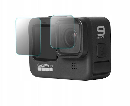 Sunnylife Protecție din Sticlă 3-în-1 pentru Ecranul LCD și Obiectiv GoPro Hero 9 10 11 Negru Go-ghm648-1
