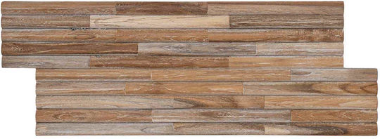 3D Wall Panels Solid Wood Beige 55x20x2 cm 10 pcs