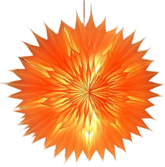 Star Tree Luminos Stea de Crăciun Impermeabilă cu Lumină LED din Plastic Alb Cald 45x45cm