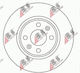 Brake Disc Citroen Xantia 93-02 95667810