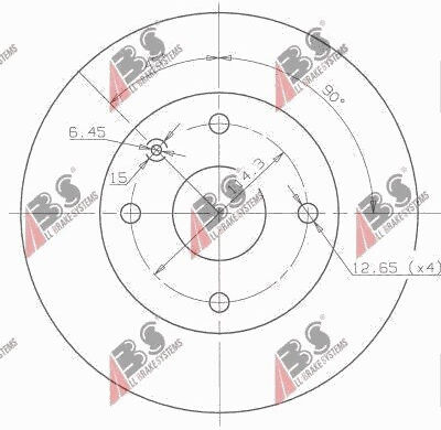 Disc de frână Daewoo Rezzo 00 Față 96328338