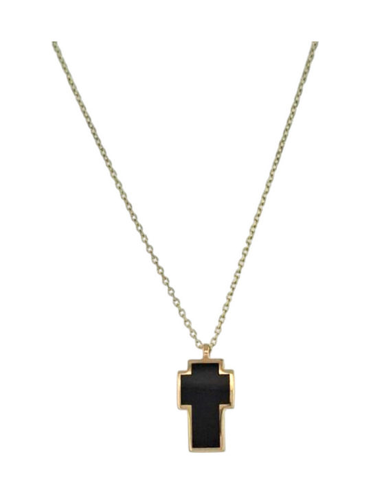 Rubini 14K Gold Necklace Black