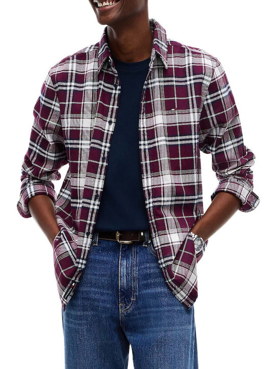 Tommy Hilfiger Long Sleeve Flannel Shirt in Reg...