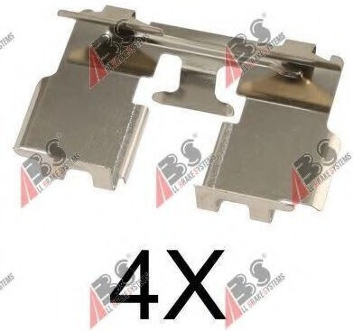 Zest Brake Pad Assembly Kit Toyota 0440993000