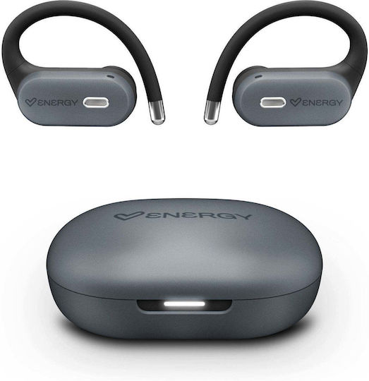 Airwave In-Ear-Bluetooth-Headset mit Schweißbeständigkeit und Ladeetui, Grau