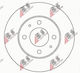 Brake Disc Fiat Uno 89-95 5961814