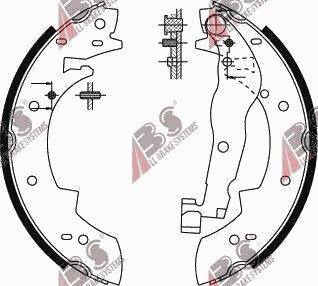 Brake Shoes Bmw 3 E30 82-91 34211154385