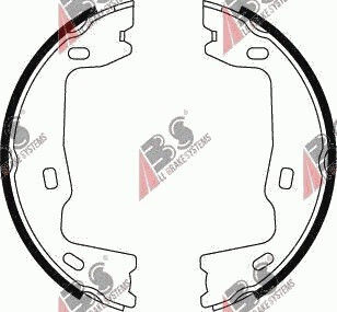 Bremsbacken Opel Astra Calibra Vectra Manuell 1605686