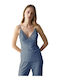 Triumph Winterliches Damen-Pyjamaoberteil Indigo Veil