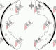Brake Shoes Opel Frontera A 91-95 0552158