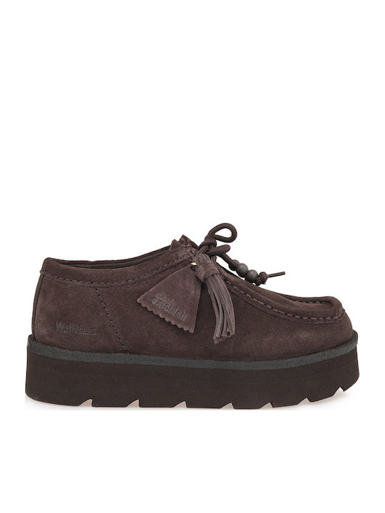 Clarks Meare Walla Loafers Dama din Piele Maro
