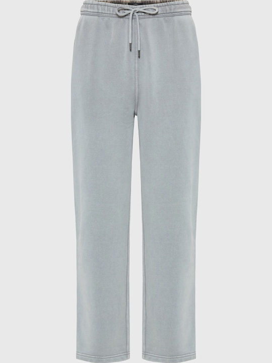 Funky Buddha Grey Sweatpants Without Elastic Cuffs