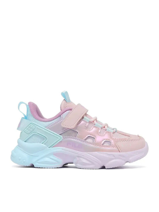 FILA Memory Spinel V Kinder-Sneaker mit Klettve...