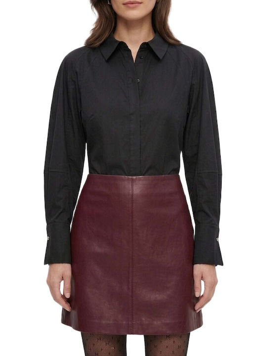 Vero Moda Дамска Риза С Дълъг Ръкав Черна