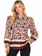 Long Sleeve Women's Brown Shirt WG-FY-9002-27SH-BROWN