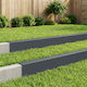 Garden Fence Cover Profiles 10 Pcs 100 x 15 x 15 cm Steel 8012967 Anthracite