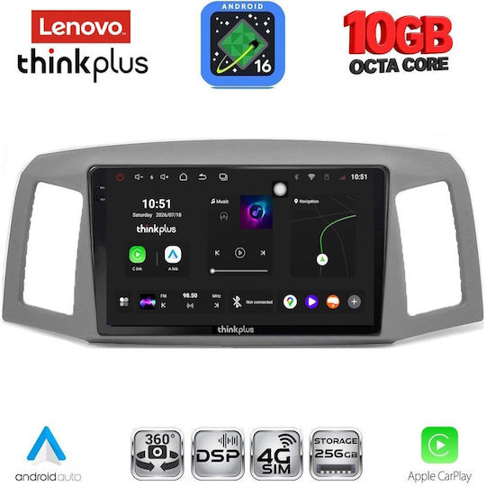 Lenovo Ltm 11281_cpa 10-Zoll-Multimedia-Tablet Jeep Grand Cherokee Modell 2005–2007