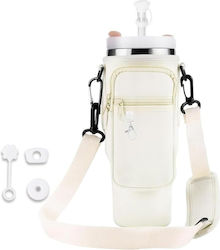 Регулируем калъф за пътна чаша Stanly 40 Oz с джоб, бежов