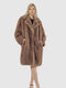 Blană de damă Taupe