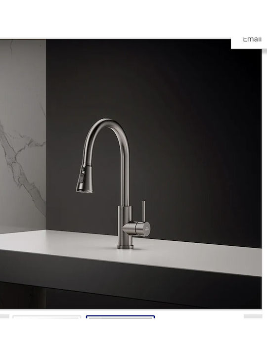 Higold Grey Countertop Kitchen Faucet