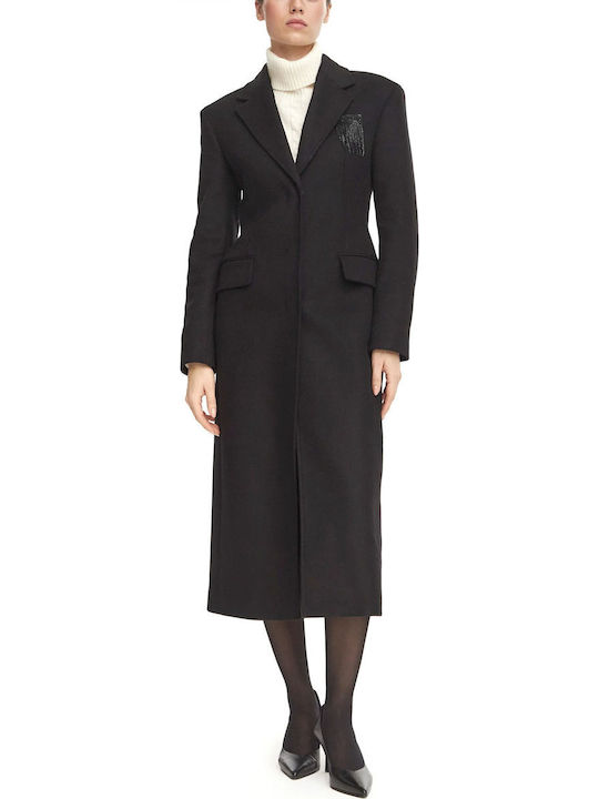 Wool Women's Coat Black