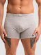 Men's Grey Printed Boxer