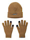 Unisex Knit Beanie in Brown