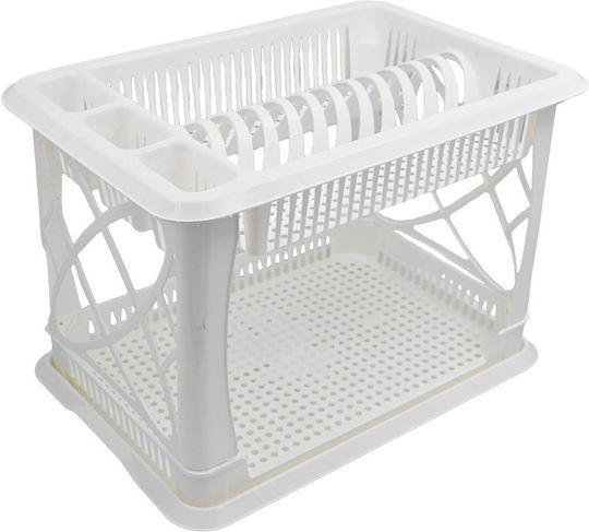 Sidirela Scurgător pentru Chiuvetă din Plastic Alb 42x30x29 cm