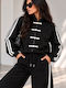 Black Velvet Tracksuit Set