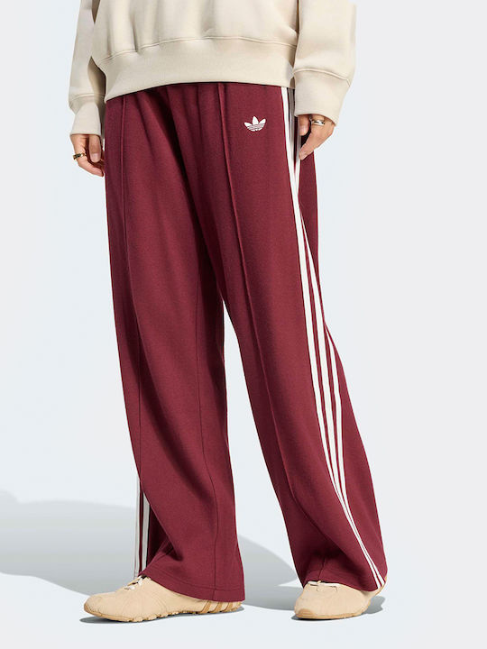 adidas Pantaloni de trening vișinii