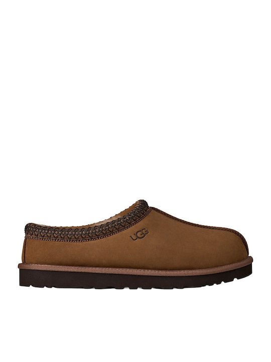 UGG Tasman II Кожени Мъжки Пантофи Кафяви
