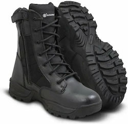 Smith & Wesson Wasserdichte Militärstiefel aus schwarzem Leder mit HydroGuard-Membran Smith & Wesson Wasserdichte Militärstiefel aus schwarzem Leder mit HydroGuard-Membran