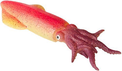 Leantoys Figure Squid Rubber Stretchy Realistic Sea Animal 14 Cm