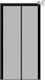 Pet Friendly Door Mosquito Net with Velcro and Magnetic Closure, Black Polyester, 206x102cm