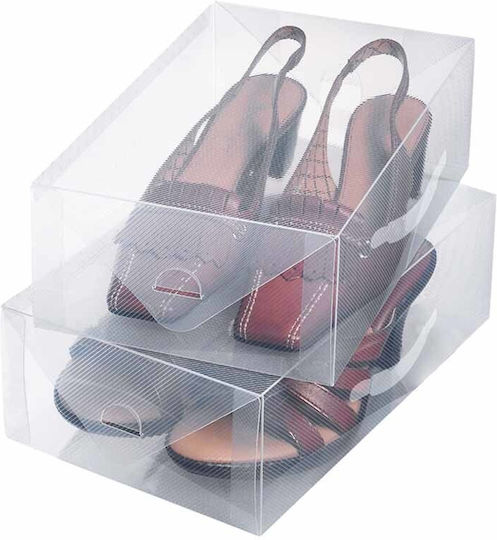 Ordinett Husă de Depozitare din Plastic, Albă, 30x18.5x9.5cm , 2 buc