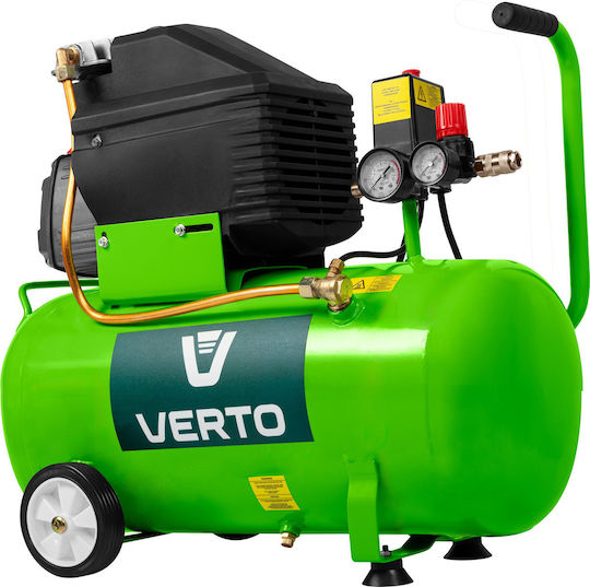 Verto Einphasiger Luftkompressor mit Luftkammer 50lt