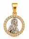 Atofio Kosmima Children's Charm with the Virgin Mary in 9K Gold PAPD152-K9