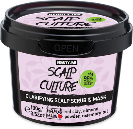 Scalp Culture Скраб за скалп срещу омазняване с глина 100 мл