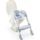 Thermobaby Kiddyloo Toddler Toilet Seat Light Blue with Handles