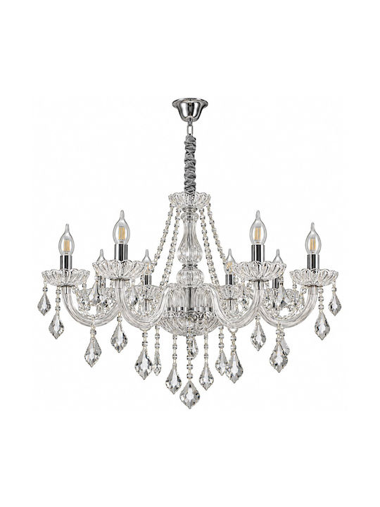 Artekko Chandelier with Transparent Crystals 023-3253