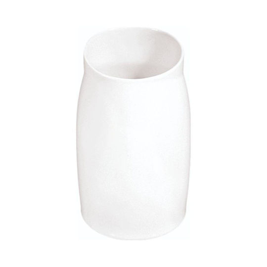 Espiel Decorative White Porcelain Bowl 13x13x21.5cm